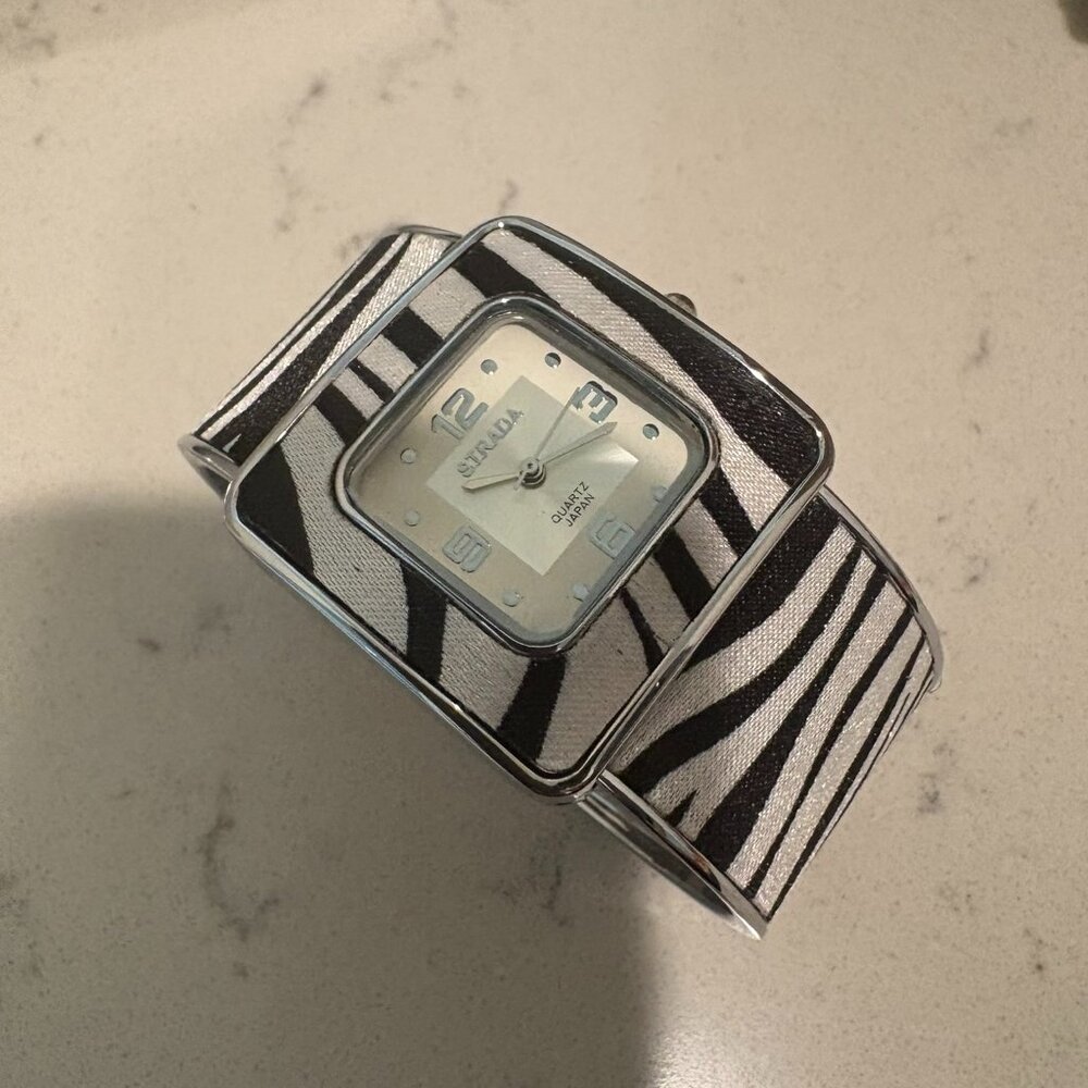 Strada - Zebra Print Women's Watch